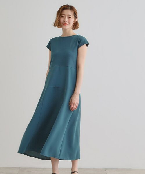 grove / グローブ ロング・マキシ丈ワンピース | 美シルエットなドッキングフレア切替ワンピース | 詳細1