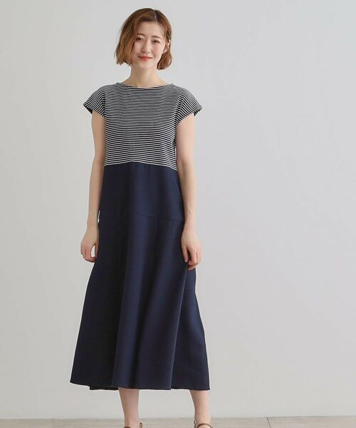 grove / グローブ ロング・マキシ丈ワンピース | 美シルエットなドッキングフレア切替ワンピース | 詳細14