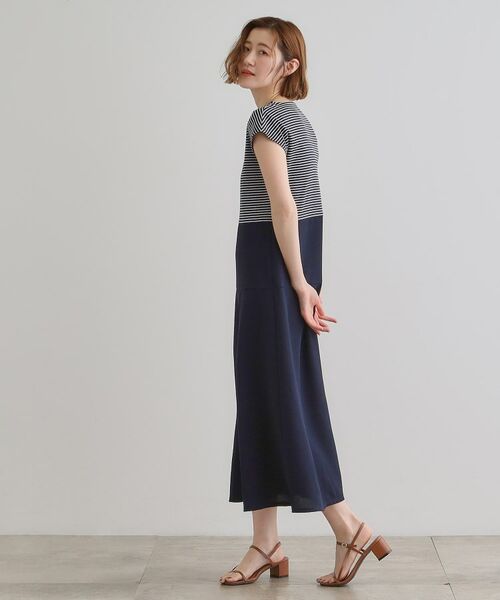 grove / グローブ ロング・マキシ丈ワンピース | 美シルエットなドッキングフレア切替ワンピース | 詳細15