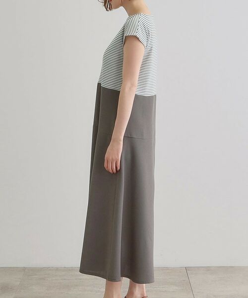 grove / グローブ ロング・マキシ丈ワンピース | 美シルエットなドッキングフレア切替ワンピース | 詳細18