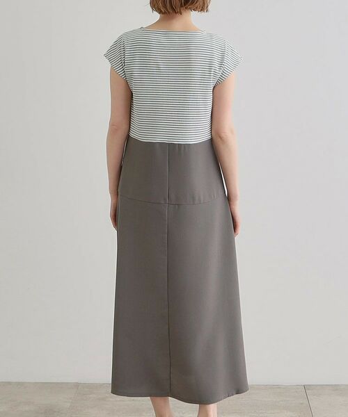 grove / グローブ ロング・マキシ丈ワンピース | 美シルエットなドッキングフレア切替ワンピース | 詳細19