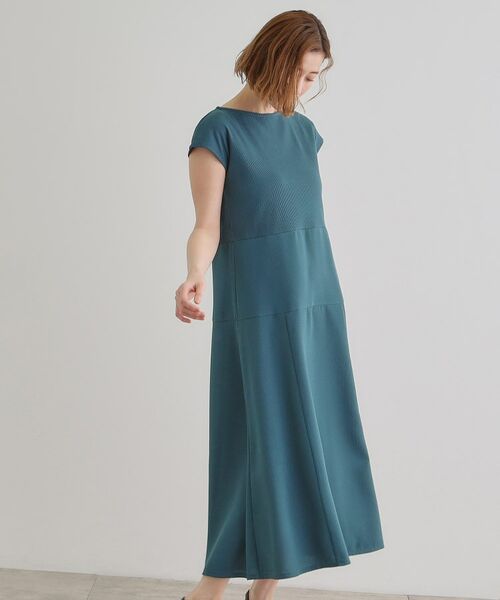 grove / グローブ ロング・マキシ丈ワンピース | 美シルエットなドッキングフレア切替ワンピース | 詳細2