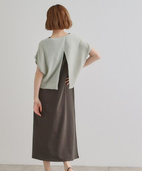 grove / グローブ ロング・マキシ丈ワンピース | ラメベスト×ニットワンピースSET | 詳細16