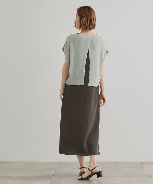 grove / グローブ ロング・マキシ丈ワンピース | ラメベスト×ニットワンピースSET | 詳細18