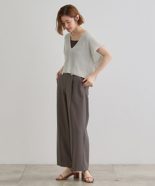 grove / グローブ ロング・マキシ丈ワンピース | ラメベスト×ニットワンピースSET | 詳細20