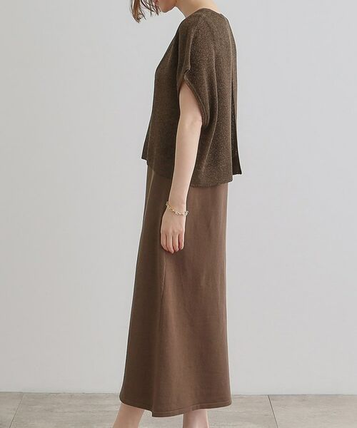 grove / グローブ ロング・マキシ丈ワンピース | ラメベスト×ニットワンピースSET | 詳細23