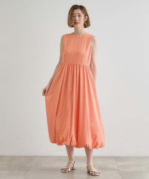 grove / グローブ ロング・マキシ丈ワンピース | 【晴れの日も雨の日も】撥水バルーンワンピース | 詳細10