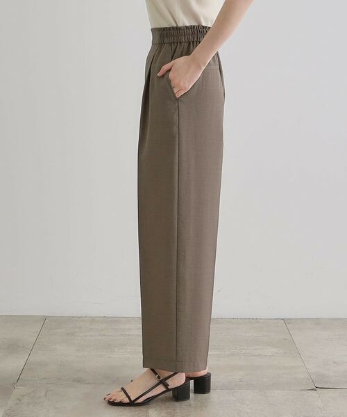 grove / グローブ パンツ | 【洗える・シワになりにくい】麻調センタープレスワイドパンツ | 詳細21
