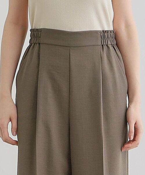 grove / グローブ パンツ | 【洗える・シワになりにくい】麻調センタープレスワイドパンツ | 詳細23