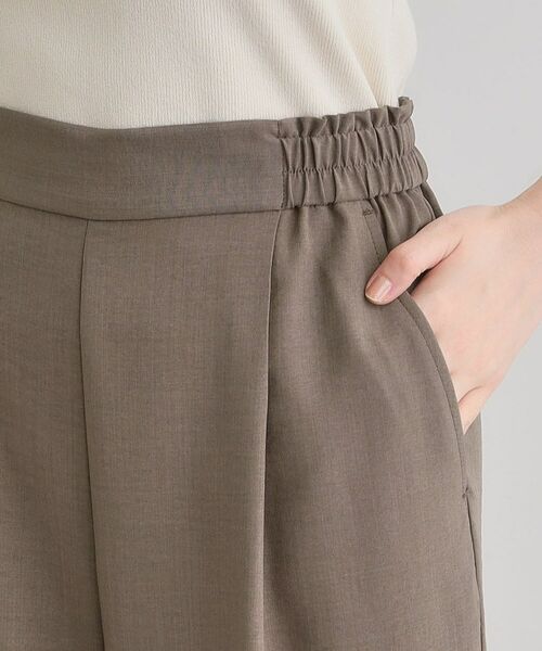 grove / グローブ パンツ | 【洗える・シワになりにくい】麻調センタープレスワイドパンツ | 詳細24