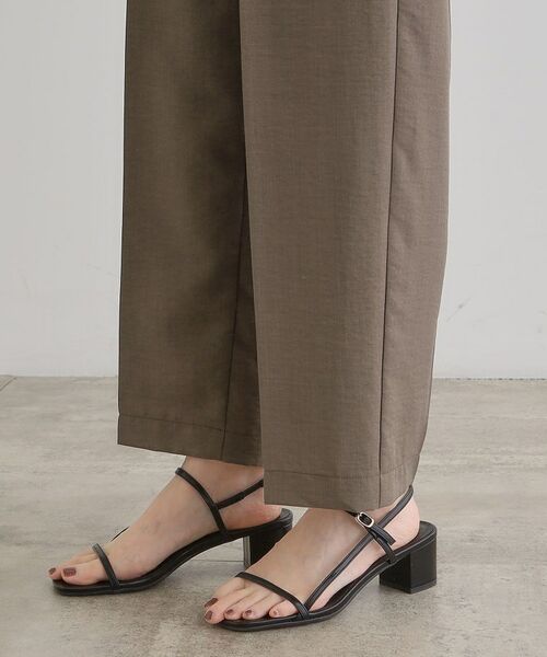 grove / グローブ パンツ | 【洗える・シワになりにくい】麻調センタープレスワイドパンツ | 詳細26