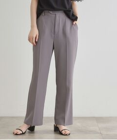 grove / グローブ パンツ | ひんやり、すらり。夏の美シルエット ドレープストレートパンツ