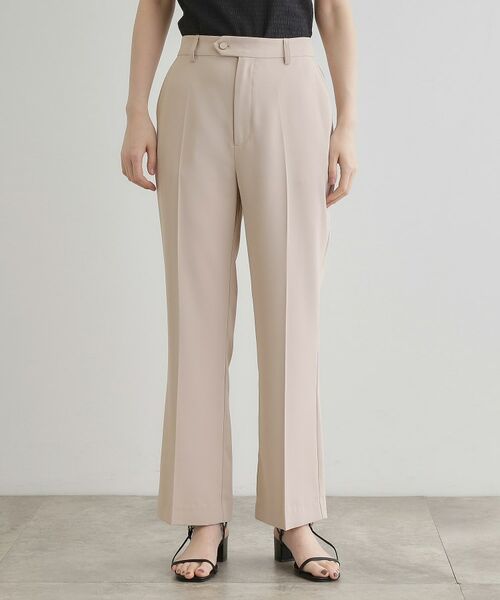 grove / グローブ パンツ | ひんやり、すらり。夏の美シルエット ドレープストレートパンツ | 詳細13