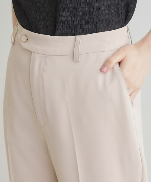 grove / グローブ パンツ | ひんやり、すらり。夏の美シルエット ドレープストレートパンツ | 詳細16