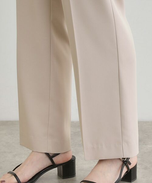 grove / グローブ パンツ | ひんやり、すらり。夏の美シルエット ドレープストレートパンツ | 詳細18