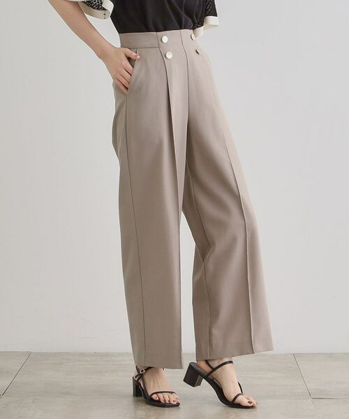 grove / グローブ パンツ | さらっと快適 ピンタックマリンパンツ | 詳細10