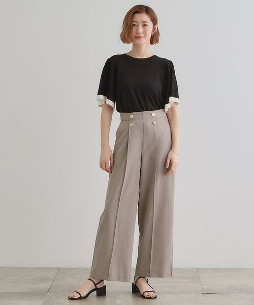 grove / グローブ パンツ | さらっと快適 ピンタックマリンパンツ | 詳細11