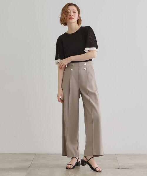 grove / グローブ パンツ | さらっと快適 ピンタックマリンパンツ | 詳細12