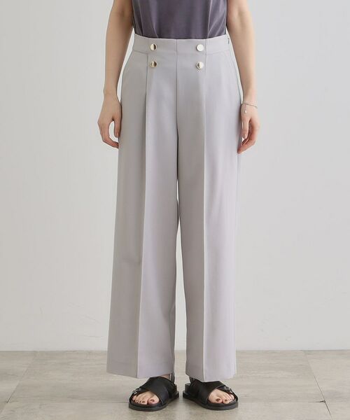 grove / グローブ パンツ | さらっと快適 ピンタックマリンパンツ | 詳細14