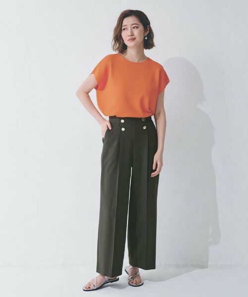 grove / グローブ パンツ | さらっと快適 ピンタックマリンパンツ | 詳細4