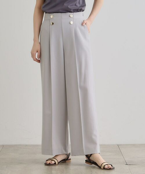 grove / グローブ パンツ | さらっと快適 ピンタックマリンパンツ | 詳細6