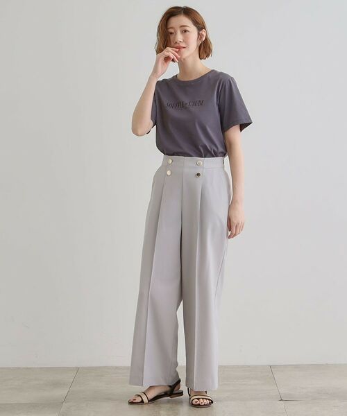 grove / グローブ パンツ | さらっと快適 ピンタックマリンパンツ | 詳細8