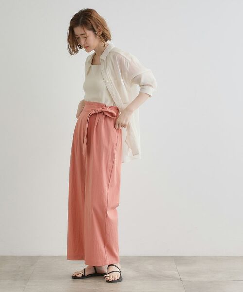 grove / グローブ パンツ | 【晴れの日も雨の日も】撥水イージーワイドパンツ | 詳細13