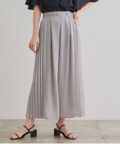 grove / グローブ ショート・ハーフ・半端丈パンツ | さらっと軽やか サイドプリーツスカーチョ