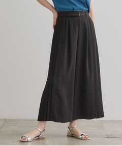 grove / グローブ ショート・ハーフ・半端丈パンツ | さらっと軽やか サイドプリーツスカーチョ
