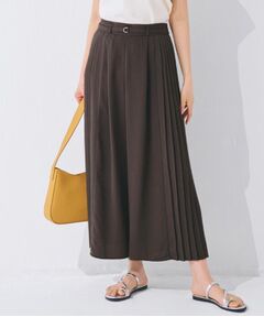 grove / グローブ ショート・ハーフ・半端丈パンツ | さらっと軽やか サイドプリーツスカーチョ