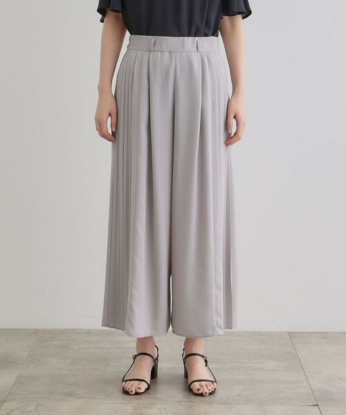 grove / グローブ ショート・ハーフ・半端丈パンツ | さらっと軽やか サイドプリーツスカーチョ | 詳細13