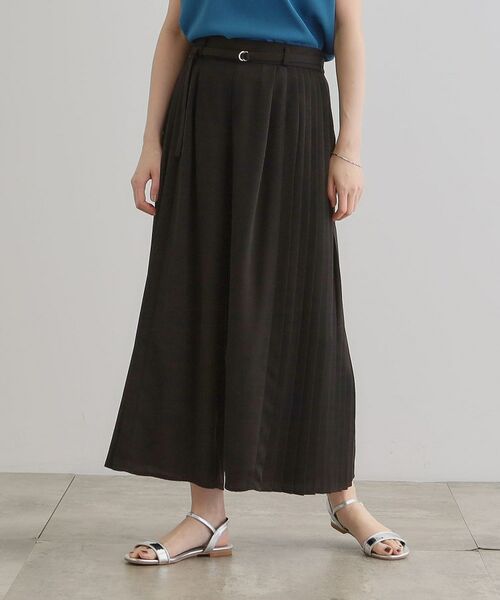 grove / グローブ ショート・ハーフ・半端丈パンツ | さらっと軽やか サイドプリーツスカーチョ | 詳細5