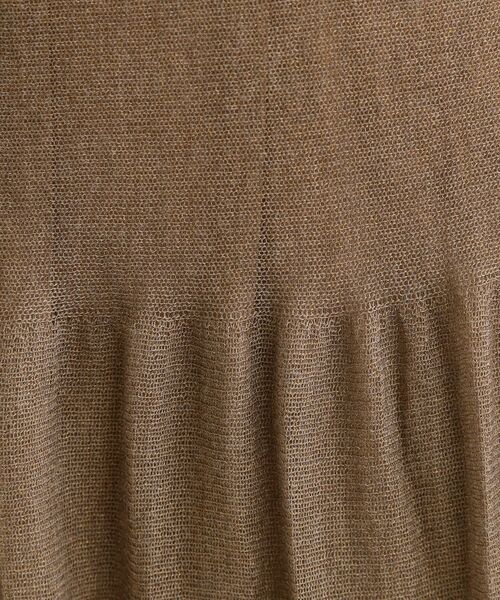 grove / グローブ ロング・マキシ丈スカート | 夏の華やぎティアードニットシアースカート | 詳細10