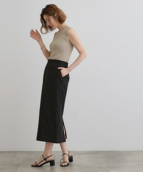 grove / グローブ ロング・マキシ丈スカート | 楽ちんときれいを両立 ハイパーナロースカート | 詳細3