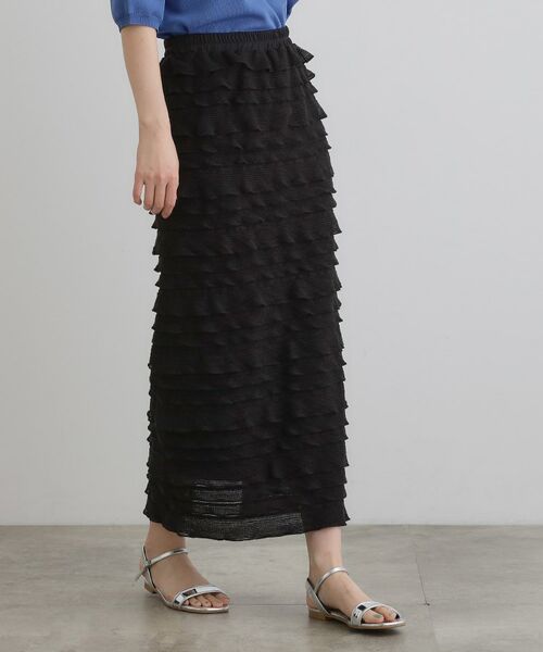 grove / グローブ ロング・マキシ丈スカート | フリルナロースカート | 詳細1