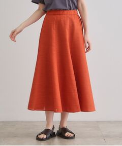 grove / グローブ ロング・マキシ丈スカート | 【大人のリゾートスタイル/SETUP】麻調フレアスカート