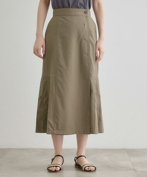 grove / グローブ ロング・マキシ丈スカート | 【大人のニュアンス】リネン混サイドタックスカート | 詳細10