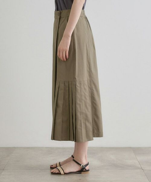 grove / グローブ ロング・マキシ丈スカート | 【大人のニュアンス】リネン混サイドタックスカート | 詳細11