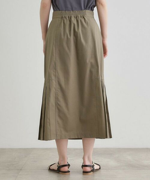 grove / グローブ ロング・マキシ丈スカート | 【大人のニュアンス】リネン混サイドタックスカート | 詳細12