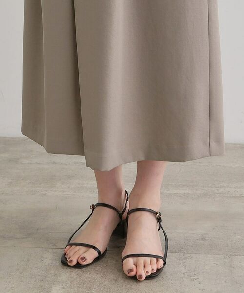 grove / グローブ ロング・マキシ丈スカート | エレガントに着こなすラップ風タックスカート | 詳細19