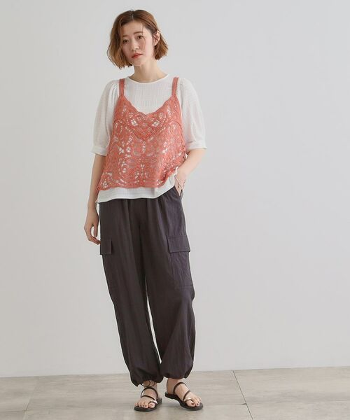 grove / グローブ シャツ・ブラウス | 1枚でお洒落に決まるレースビスチェ×ブラウスSET | 詳細14