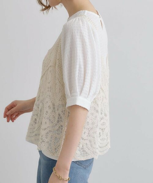 grove / グローブ シャツ・ブラウス | 1枚でお洒落に決まるレースビスチェ×ブラウスSET | 詳細22