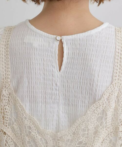 grove / グローブ シャツ・ブラウス | 1枚でお洒落に決まるレースビスチェ×ブラウスSET | 詳細25