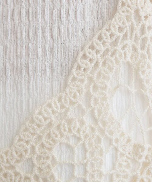 grove / グローブ シャツ・ブラウス | 1枚でお洒落に決まるレースビスチェ×ブラウスSET | 詳細7