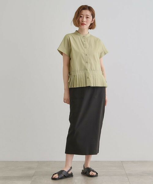 grove / グローブ シャツ・ブラウス | キレイに見えて嬉しい 裾プリーツシャツ | 詳細11