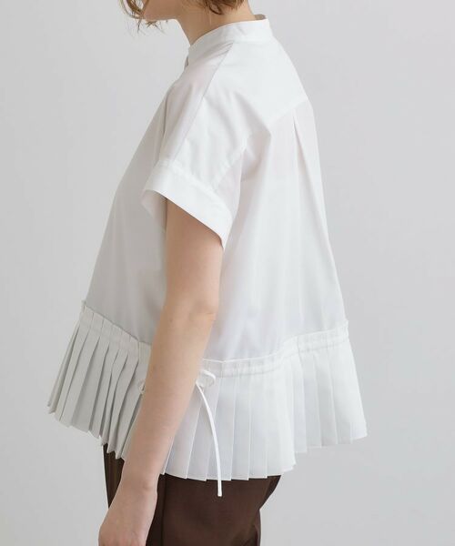 grove / グローブ シャツ・ブラウス | キレイに見えて嬉しい 裾プリーツシャツ | 詳細15