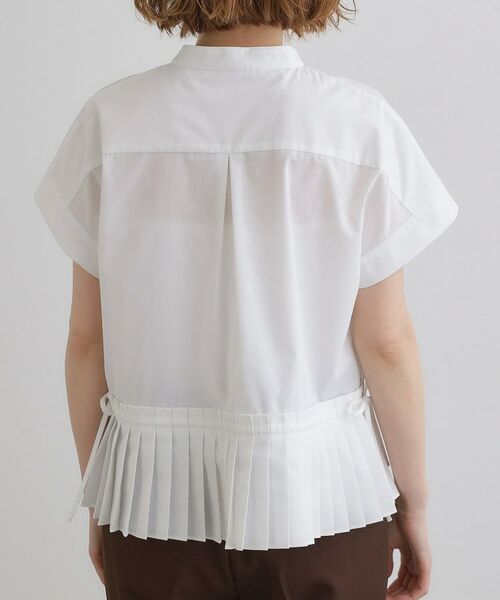 grove / グローブ シャツ・ブラウス | キレイに見えて嬉しい 裾プリーツシャツ | 詳細16