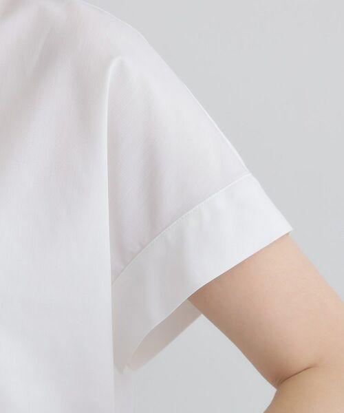 grove / グローブ シャツ・ブラウス | キレイに見えて嬉しい 裾プリーツシャツ | 詳細18
