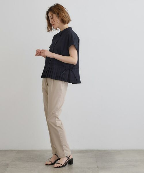 grove / グローブ シャツ・ブラウス | キレイに見えて嬉しい 裾プリーツシャツ | 詳細7
