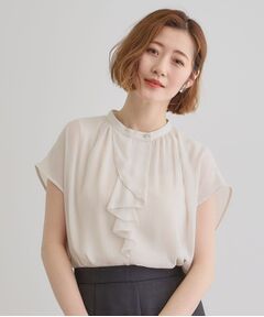 grove / グローブ シャツ・ブラウス | フロントラッフルフリルブラウス